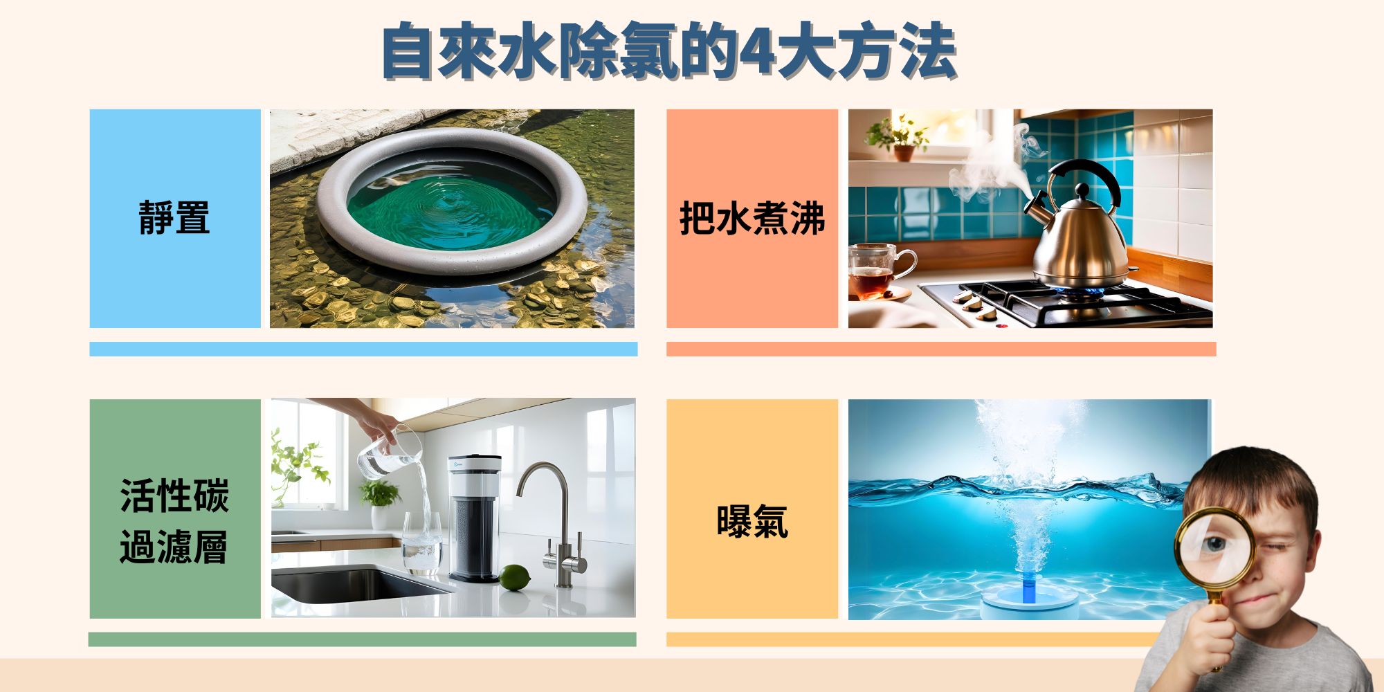自來水除氯4大方法